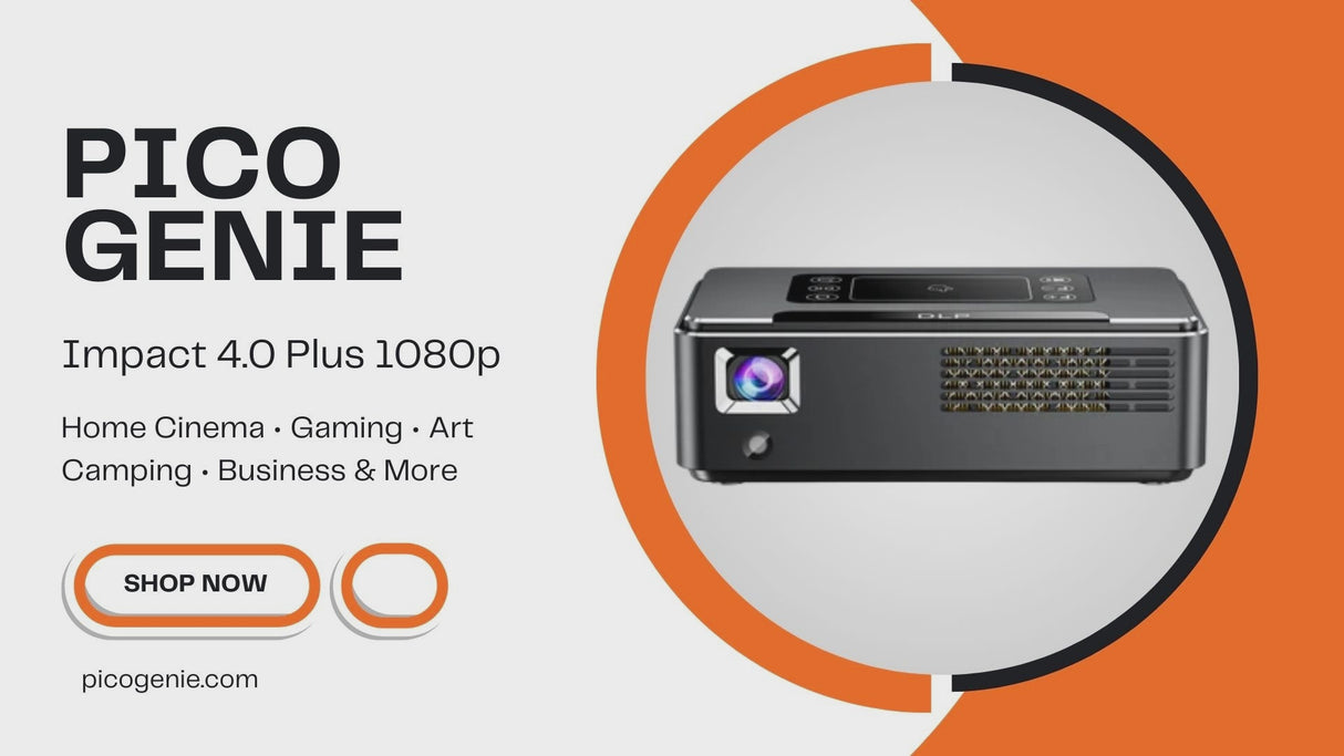 Pico Genie Impact 4.0 Plus 1080p DLP LED Ultra Portable Projector