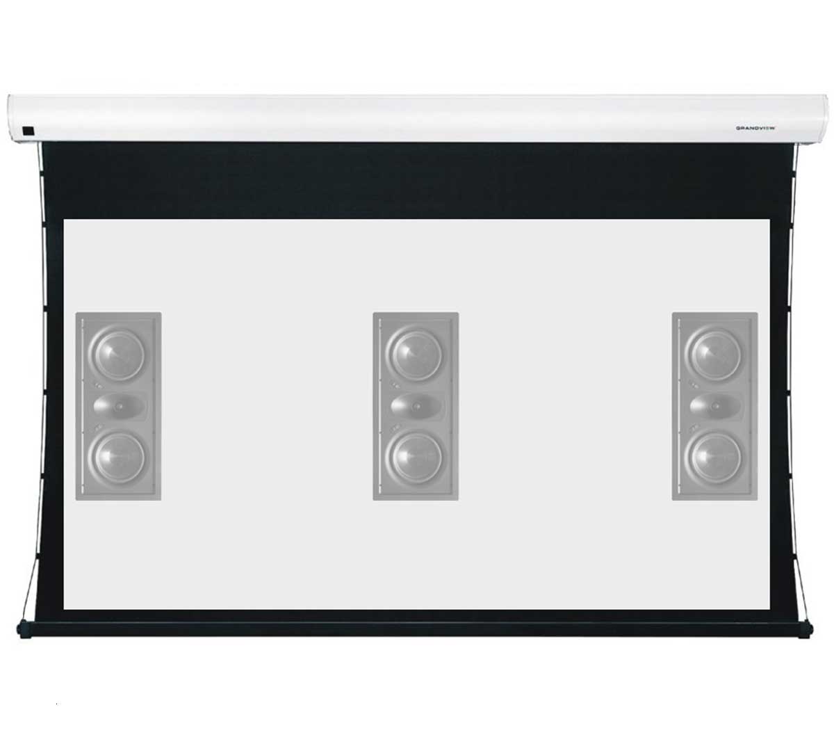 Grandview 16:9 Tab Tensioned Electric Wall / Ceiling Acoustic Screen