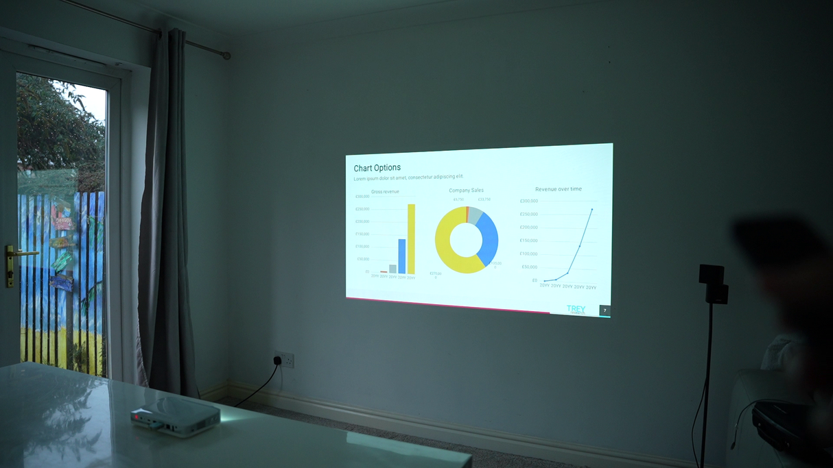 Pico Genie M550 Plus 4.0 1080p Smart Projector (650 lms Full HD Ultra Portable)