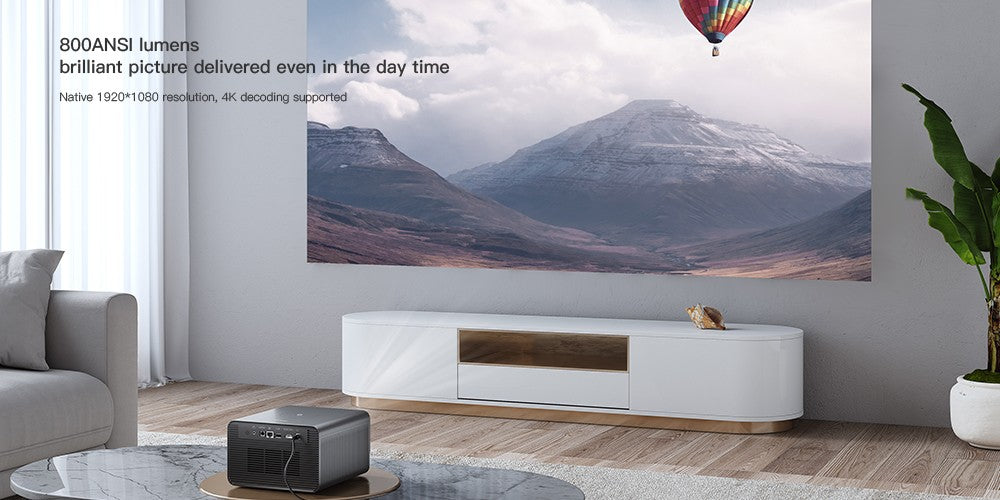 M3000 LED Smart Portable Projector (Short Throw, 4800 Lumens, Full HD)