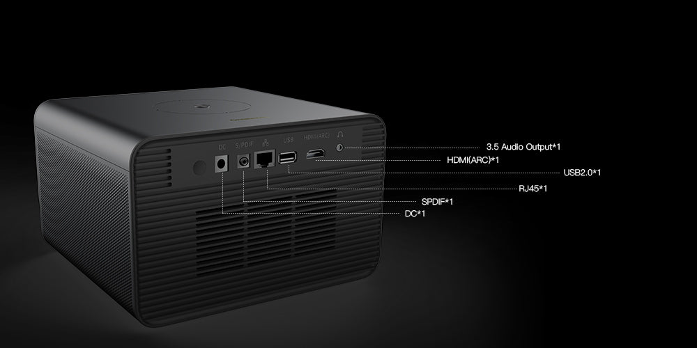 M3000 LED Smart Portable Projector (Short Throw, 4800 Lumens, Full HD)