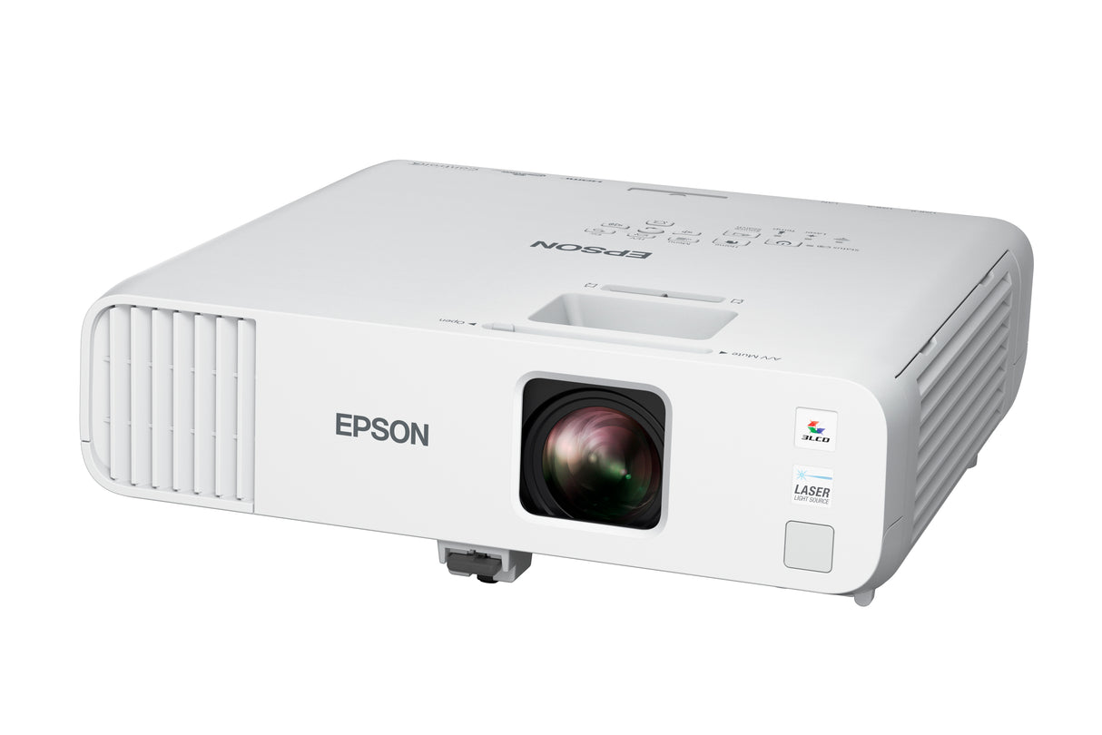 Proyector láser de señalización Epson EB-L250F (V11HA17040), Full HD, 3LCD, 4500 lúmenes, chasis blanco