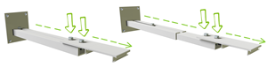 Extension Bracket (pair) for Pro Series Hall Screens