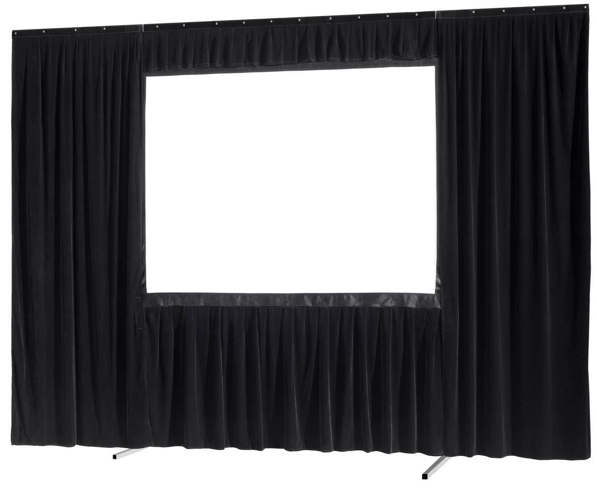 113" Celexon 4-piece drape surround for folding frame mobile expert - 244 x 152cm