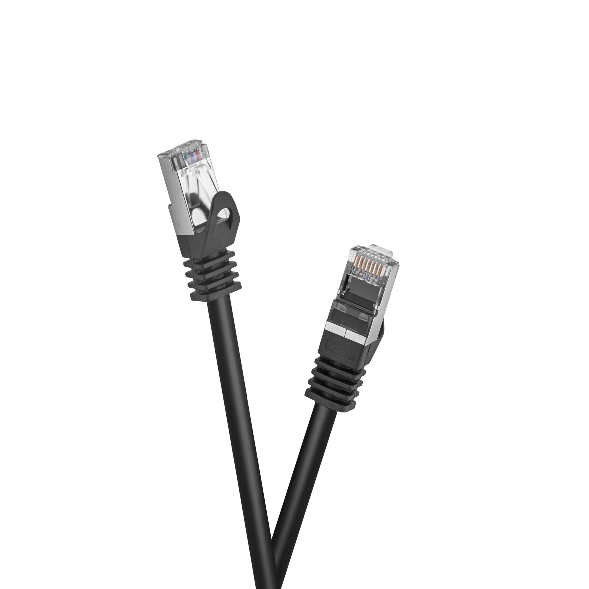 celexon CAT6A patch cable - S/FTP 7.5m, Black