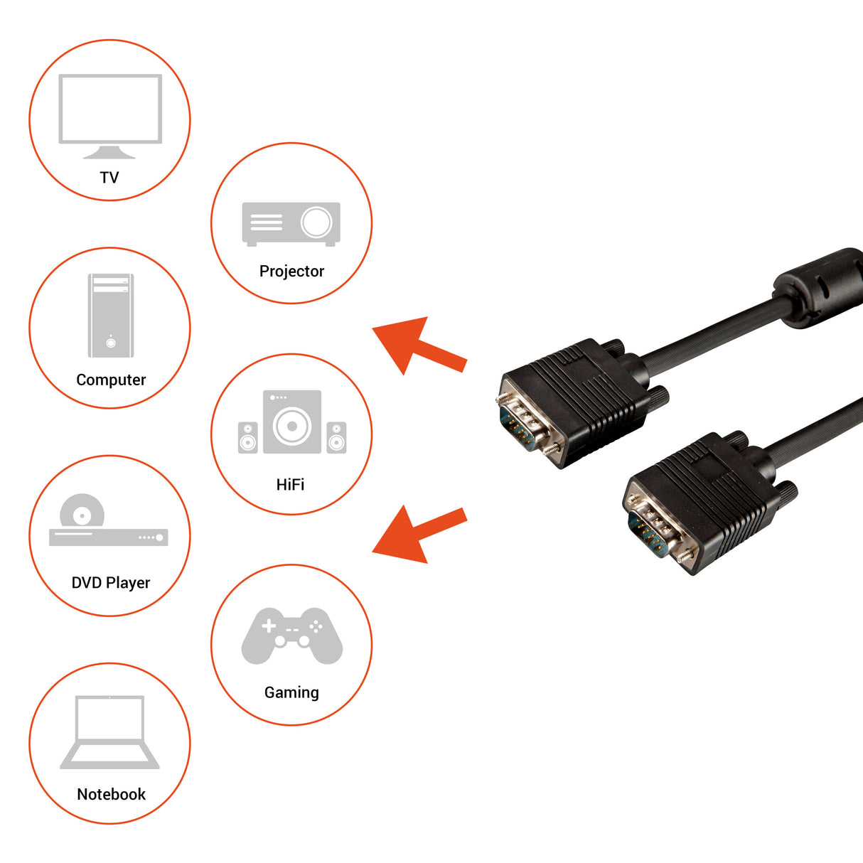 Celexon economy series vga cable - 30m