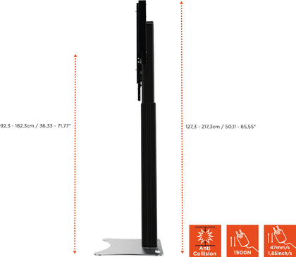 Celexon expert electric height-adjustable display stand adjust-4286pb  90cm