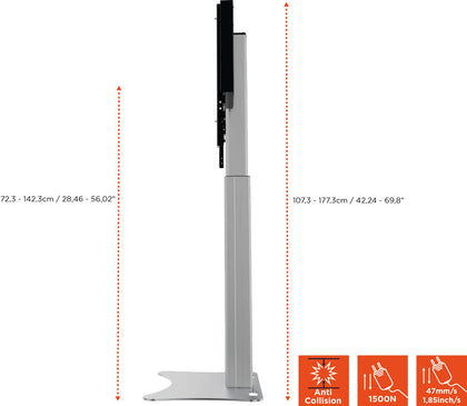 Celexon expert electric height-adjustable display stand adjust-4286ps - 70cm
