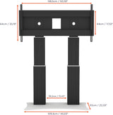 Celexon expert electric height adjustable display stand adjust-70120pb - 50cm