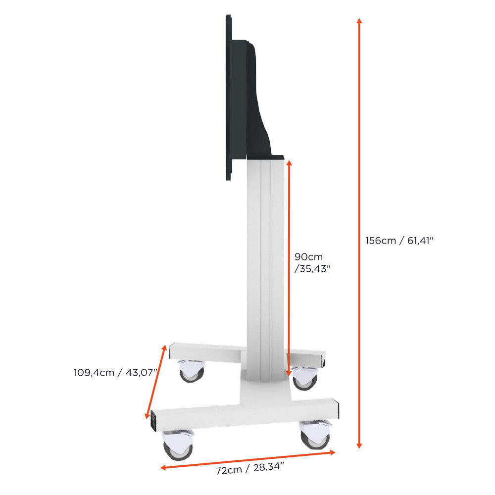 Celexon professional plus display trolley fixed-42100m