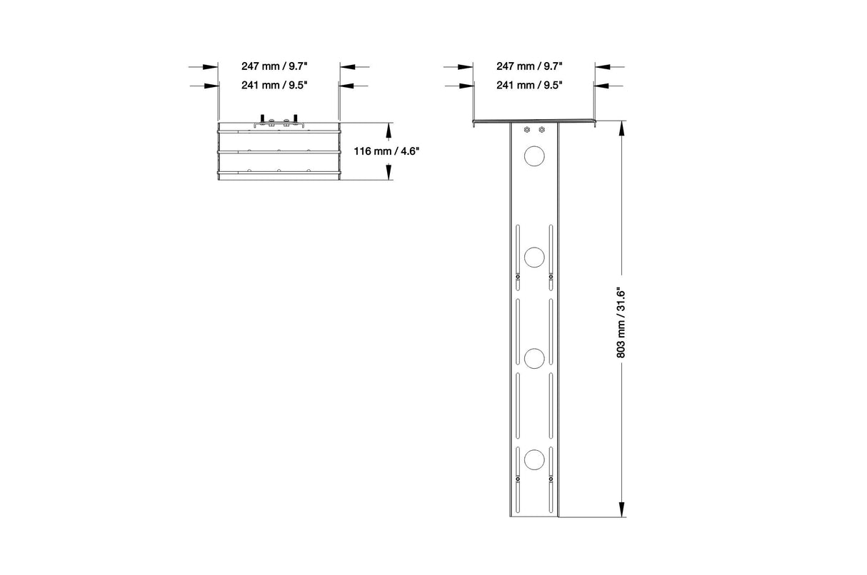 Celexon camera shelf for expert and professional plus series display stands