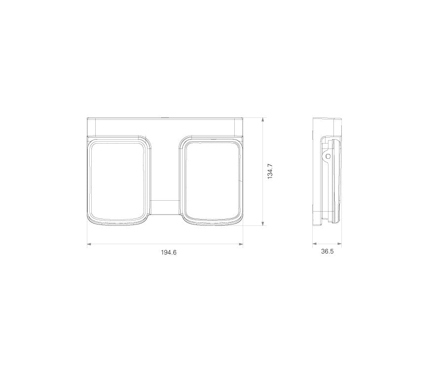 Celexon foot switch in grey for expert series display stands