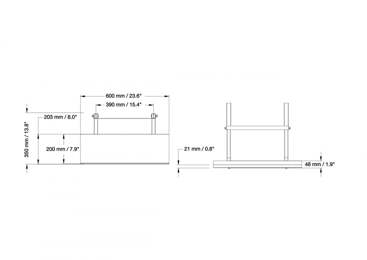 Celexon keyboard shelf for expert series display stands