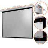 Manual de pantalla Celexon 79" Professional Plus 160 x 120 cm - Retracción lenta 4:3